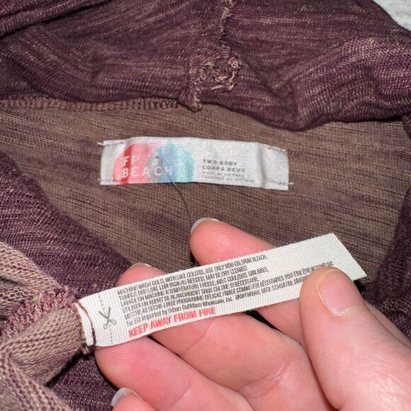 Free People Beach Cocoon Cowl Neck Pullover Sweater M/L NWOT - Picture 8 of 14